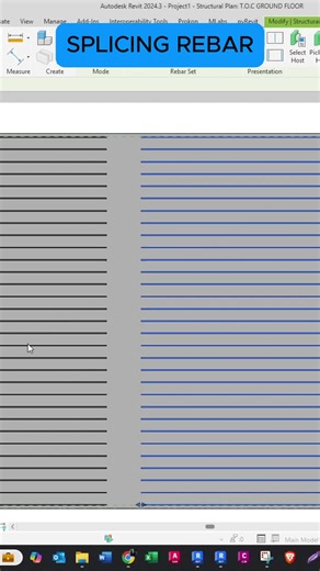 Splicing Rebar Tutorial for BIM in Construction