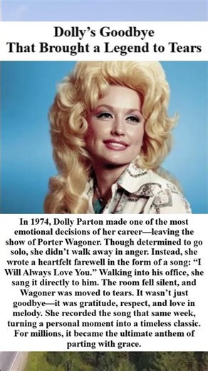 Dolly’s Goodbye That Brought a Legend to Tears