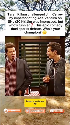 In SNL (2014), Taran Killam busted out an Ace Ventura impression right in front of Jim Carrey