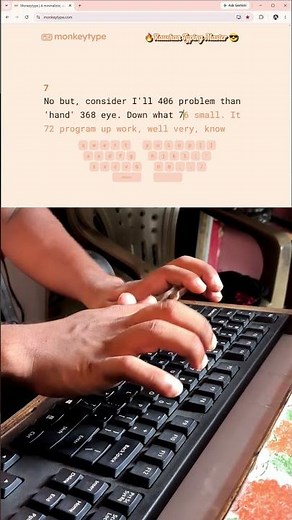 🔥 Fast Typing at 94 WPM | Typing Speed Test #typingtest #asmr #viral #raushantypingmaster