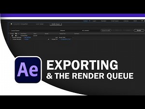 Exporting and the Render Queue