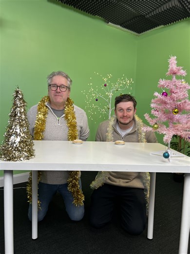 Who will win our Mince pie eating competition?! Trustee Vs Employee 🎄🥧 But the question we all really want to know is... How many mince pie have you eaten this christmas??? Congratulations to our winners: 🎉Bishop Roger Morris & Sandy🎉 | ISingPOP