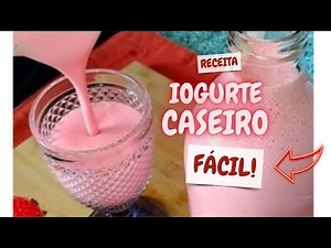 Como fazer IOGURTE CASEIRO com apenas 2 ingredientes (Fácil e Econômico!)​ #iogurtenatural #iogurte