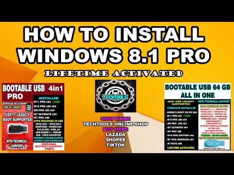 WINDOWS 8.1 PRO INSTALLATIOIN TUTORIAL BY TECHTOOLS PH