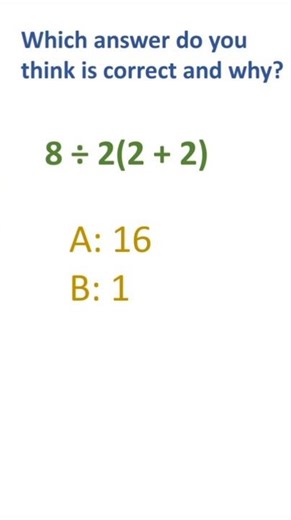 This Viral Math Problem Broke the Internet. math puzzleviral math problem 8 ÷ 2(2+2)