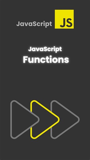script_ish on Instagram: "JavaScript Functions This lesson explains how functions turn repeated logic into reusable units, helping you write cleaner code and run the same logic with different inputs. Follow for more web dev tips & tech explainers! #script_ish #learntocode #shortsfeed #TechTok #frontend #webdesign #Shorts #webdevelopment #JavaScript #JS #Functions"
