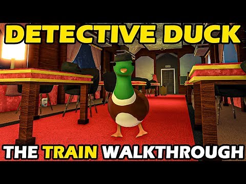 DETECTIVE DUCK 🦆 The Train Walkthrough 🚂 [Roblox]