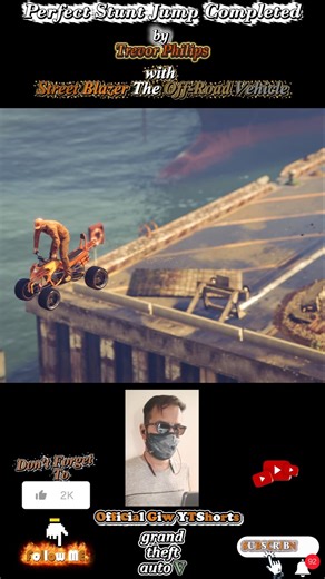 Perfect Stunt Jump Completed by Trevor Philips.!