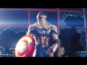 Falcon, Captain America new suit intro scene - Falcon and the Winter Soldier Episode 6