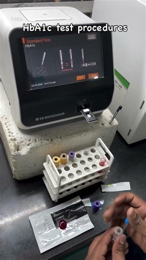 HbA1c test procedures #lab #pathologylab #biology #biochemistry #hba1ctest #labtechnician