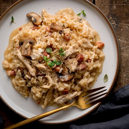 Leftover Turkey Risotto