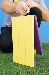 24K views · 131 reactions | Portable comfort — foldable stool on the go | Green Bean | Facebook