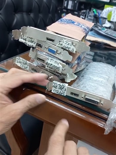 🎮 Budget GPU Stock Alert – 14-Piece Mega Deal! 🎮 Upgrade your office setups, home PCs, or budget gaming rigs with this exclusive bulk deal. We are offering a specialized 14-piece bundle of 2GB Graphics Cards at an unbeatable price! 📦 Deal Breakdown (Total: 14 Pieces): 5x Radeon R5 430 (2GB) 5x GeForce GT 720 (2GB) 1x FirePro V5900 (2GB) 1x GeForce GT 1030 (2GB) 1x GeForce GT 630 (2GB) 1x Nvidia Quadro P400 (2GB) 💰 Pricing Details Deal Price: 4,000/- per piece Total Bundle Value: 56,000/- Per