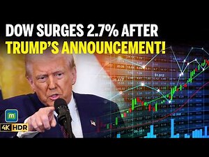 Markets Surge After Trump Statement: Dow Jones Jumps 2.7% In Pre-Market Rally