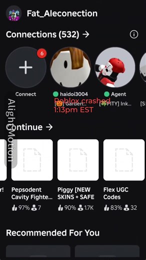 Roblox crashed again??#robloxitems
