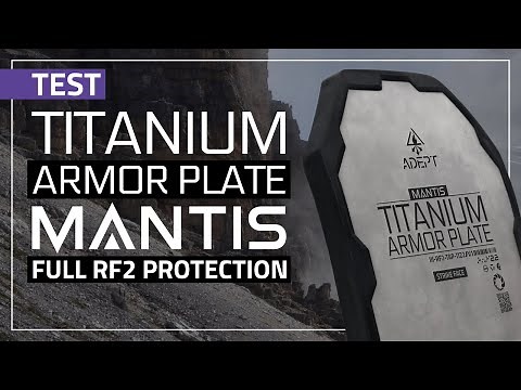 Titanium Armor Plate "MANTIS" Full RF2 protection [TEST] - Adept Armor