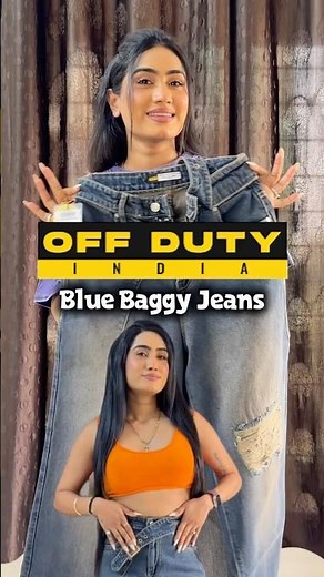 Off Duty Distressed Baggy Jeans 👖 | Try-On Haul + Honest Review #denimjeans