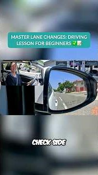 Master Lane Changes Driving Lesson for Beginners