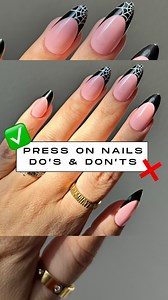 Press On Nail Do’s and Dont’s💅✨ Follow this nail tutorial for perfect press ons @beautybyles using shades: 🕷️ #BugOut Press On Nails #pressonnails #diynails #nailhacks #nailtutorial #diynailsathome | Nailboo