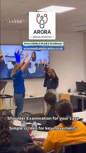 💪 Shoulder Exam: simple movements for your exam case… #plab2 #plab #ukmla #cpsa
