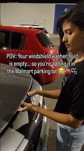 POV: Your windshield washer fluid is empty😭🚗 | DIY #car #windshield #washerfluid #diy #reels #fyp