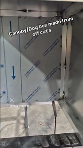 Making a small canopy/dog box from offcut aluminium for a mate.