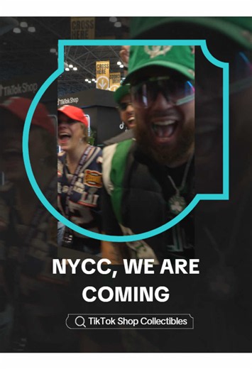 ❗️From October 8–11, TikTok Shop Collectibles is taking over Booth #2553 at NYCC， bringing sellers, artists, collectors, exclusives, and a whole lot of energy to the floor❗️ Come meet the people you’ve been watching on LIVE. See the pieces you’ve been scrolling past. Play some games. Find something you didn’t know you needed.🫵 See you there! 📍 Booth #2553 📅 October 8–11, 2026 #tiktokshopcollectiblesNYCC #tiktokshop #collectibles @TikTok Shop 🇺🇸 @New York Comic Con