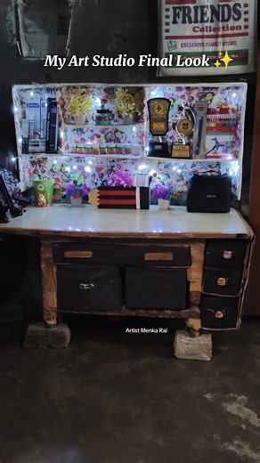 My Art Studio Makeover✨#shorts#trending#craft#setup