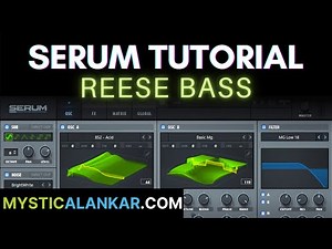 Serum Tutorial - Reese Bass like The Weeknd - Deep Drone Bass - Sound Design