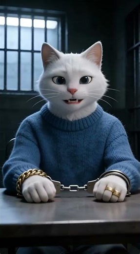 The White Cat Framed #animation #cat #cute