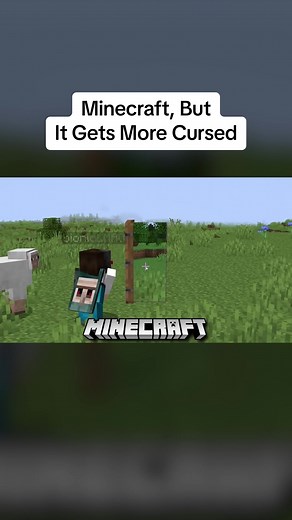 Minecraft, But It Gets More Cursed #minecraftmod #minecraftchallenge #minecraftbut #cursed #minecraftcursed #cursedminecraft