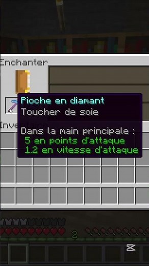 Table d’enchantement #minecraft