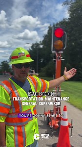 🛑STOP and watch this video!🛑 We're rolling out new technology at work zones that tells drivers when to STOP and when to drive slow through the work zone. Instead of a worker holding a sign in the road, these new systems use traffic lights controlled by a crew member nearby. A safety bar comes down to block traffic —giving clear signals on when to stop and when to go slow. See a red light? STOP. If you see a yellow light, proceed slowly through the work zone. #CTDOT #Flagger #WorkZone #WorkZone