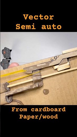 I Built a Semi-Auto Vector from Cardboard 😱