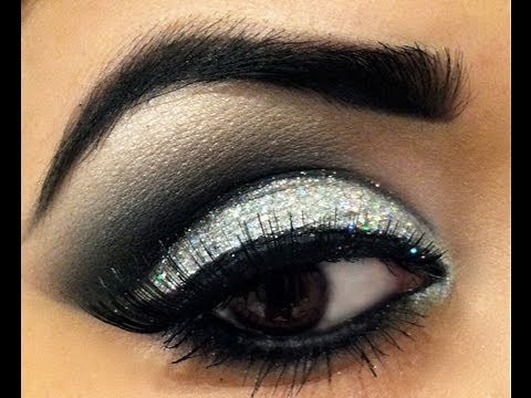 Dramatic Glitter Smokey Eye (Prom Makeup)