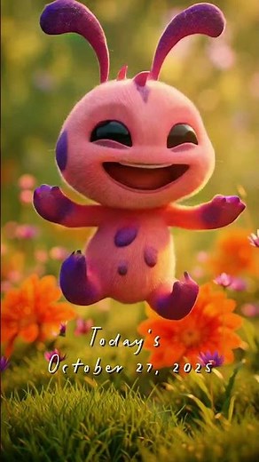 Sweet Pink Alien Comes to Life | Kids’ Drawing Turned into Photorealistic AI Art