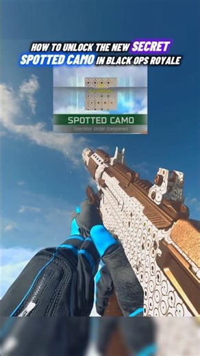 How To Unlock SECRET Spotted Animated Camo in Black Ops Royale 😱 Warzone Avalon