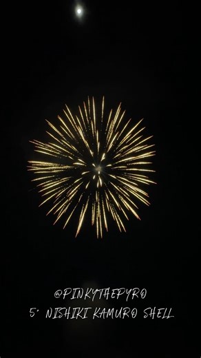 5” NISHIKI KAMURO SHELL #fireworks