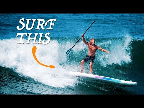 How To Paddle Board Surfing | Surfing An iSUP With Casey Willax