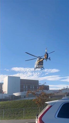 Stat medevac was landing #helicopter #helicopterflight #hems #ems