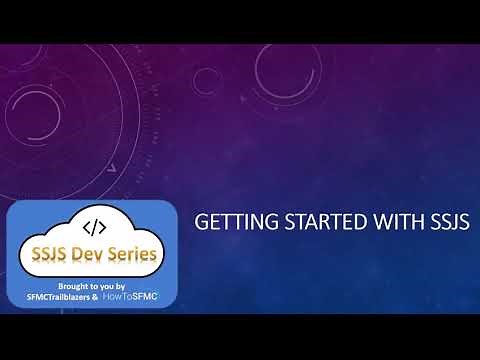 SSJS Dev Series - Getting Started with SSJS
