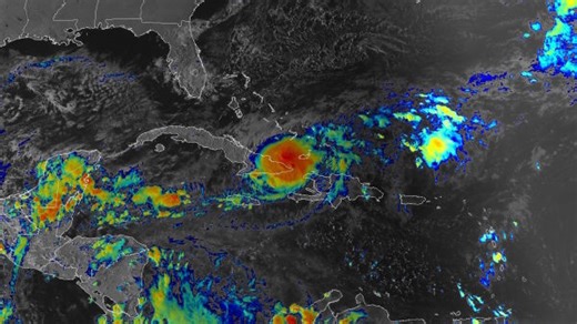 Oscar hits Cuba as one of the smallest hurricanes on record - The Weather Network