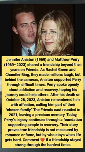 Beyond the Sitcom: The True Story of Jennifer Aniston and Matthew Perry's Bond 📺