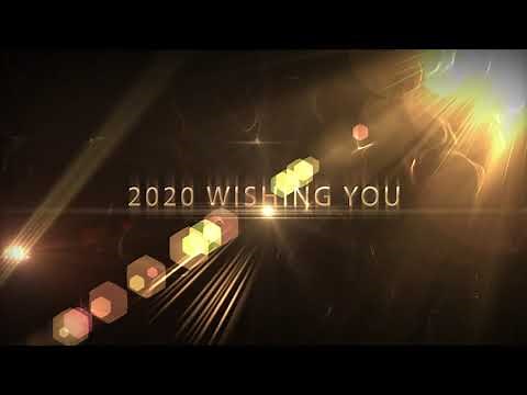 Happy New Year 2020-Wishing A New Year Greetings Motion Graphics Video-Bye Bye 2019
