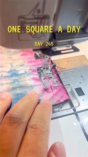 Day 265 making the tie dye square quilt using botanical dye extracts