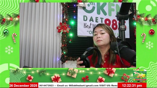 OK FM INFOCENTER with Camille Eco December 26, 2025 | OK FM DAET 98.5