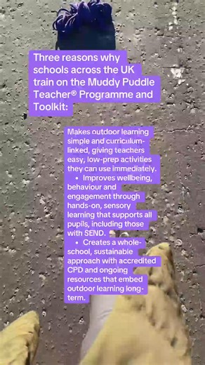 💚 Take the Muddy Training Quiz! Find out which Muddy Puddle Teacher training package suits you best — whether you're an EYFS practitioner, KS2 teacher, TA, childminder or nursery leader. 👉 Take the quiz today and get your personalised pathway! 👉 Links in the bio: https://themuddypuddleteacher.co.uk/training-packages/ (scroll to the quiz section!) 🎓 Choose the Training Style That Works for You: 🏫 Face-to-face training — We can come directly to your school or nursery for bespoke, whole-team C