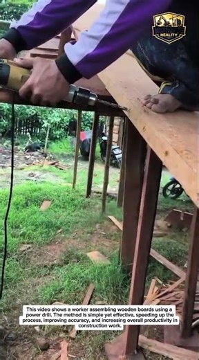 Fast Wood Assembly with Power Drill | Simple but Effective Technique