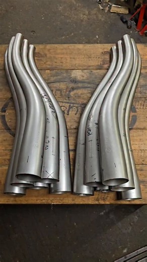 2.2K views · 679 reactions | All formed with pressurised water!!  Two sets of Hydroformed megaphones.  Designed to fit a Six Cylinder Benelli Motorcycle.  #Hydroforming #Hydroformed #megaphones #Exhaust #custom #handmade #bespoke #diy #metal #artist #engineering #fabrication #metalwork #metalsmith #metalart #caferacer #custommotorcycle #moto | Raysons Exhausts | Facebook
