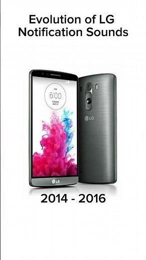 Evolution of LG Notification Sounds #lgg3 #lgg4 #lgg5 #lgg6 #lgg7 #lgg8 #smartphone #notification